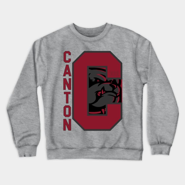 Modernized Canton Bulldogs Crewneck Sweatshirt by 7071